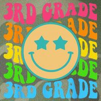 Groovy Third Grade Vibes Face Retro Teachers Back To School Legacy Tie Dye Trucker Hat