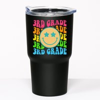 Groovy Third Grade Vibes Face Retro Teachers Back To School Tumbler