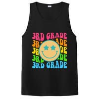 Groovy Third Grade Vibes Face Retro Teachers Back To School PosiCharge Competitor Tank