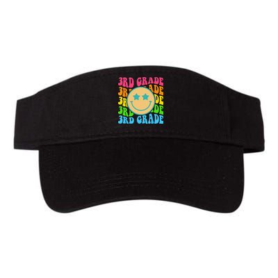 Groovy Third Grade Vibes Face Retro Teachers Back To School Visor