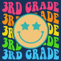 Groovy Third Grade Vibes Face Retro Teachers Back To School Infant Baby Jersey Bodysuit