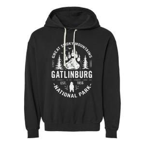 Gatlinburg Tennessee Great Smoky Mountains Garment-Dyed Fleece Hoodie