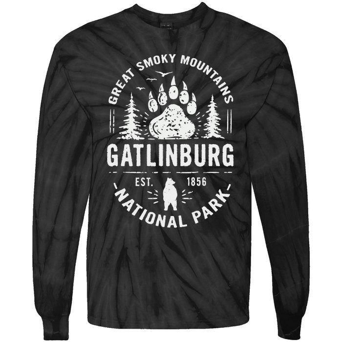 Gatlinburg Tennessee Great Smoky Mountains Tie-Dye Long Sleeve Shirt