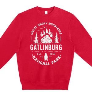 Gatlinburg Tennessee Great Smoky Mountains Premium Crewneck Sweatshirt