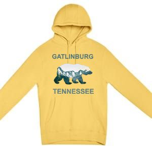 Gatlinburg Tennessee Great Smoky Mountains Bear Gift Premium Pullover Hoodie