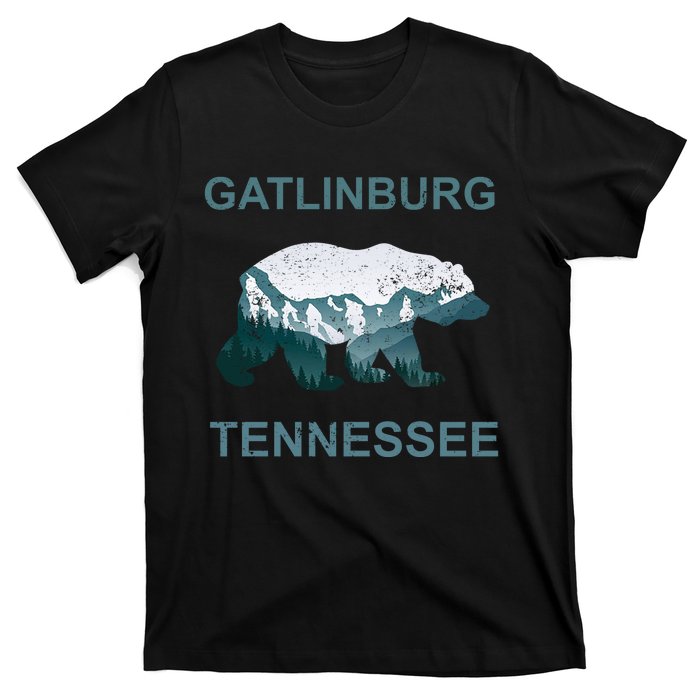 Gatlinburg Tennessee Great Smoky Mountains Bear Gift T-Shirt