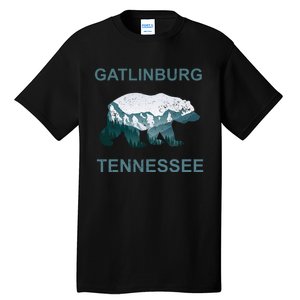 Gatlinburg Tennessee Great Smoky Mountains Bear Gift Tall T-Shirt