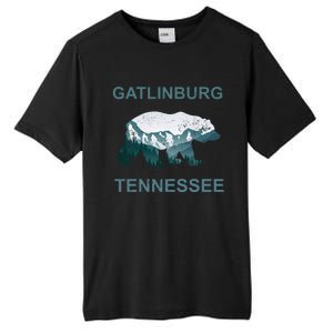 Gatlinburg Tennessee Great Smoky Mountains Bear Gift Tall Fusion ChromaSoft Performance T-Shirt