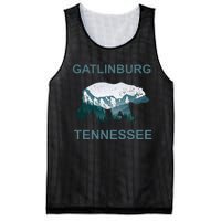 Gatlinburg Tennessee Great Smoky Mountains Bear Gift Mesh Reversible Basketball Jersey Tank