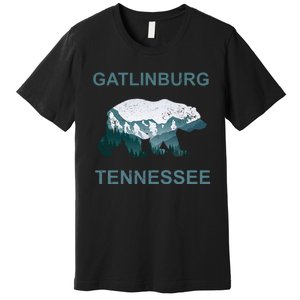 Gatlinburg Tennessee Great Smoky Mountains Bear Gift Premium T-Shirt