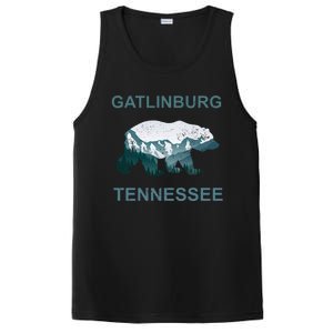 Gatlinburg Tennessee Great Smoky Mountains Bear Gift PosiCharge Competitor Tank