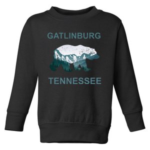 Gatlinburg Tennessee Great Smoky Mountains Bear Gift Toddler Sweatshirt