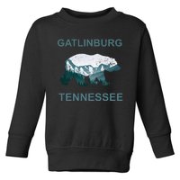 Gatlinburg Tennessee Great Smoky Mountains Bear Gift Toddler Sweatshirt