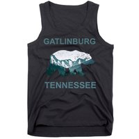 Gatlinburg Tennessee Great Smoky Mountains Bear Gift Tank Top