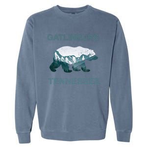 Gatlinburg Tennessee Great Smoky Mountains Bear Gift Garment-Dyed Sweatshirt