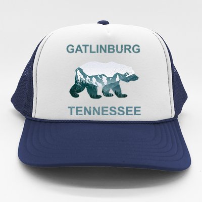 Gatlinburg Tennessee Great Smoky Mountains Bear Gift Trucker Hat