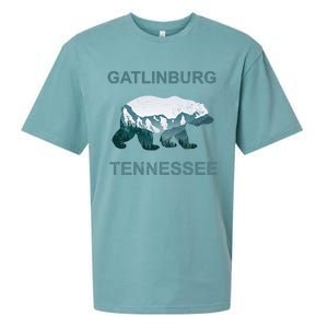 Gatlinburg Tennessee Great Smoky Mountains Bear Gift Sueded Cloud Jersey T-Shirt