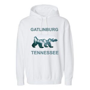 Gatlinburg Tennessee Great Smoky Mountains Bear Gift Garment-Dyed Fleece Hoodie