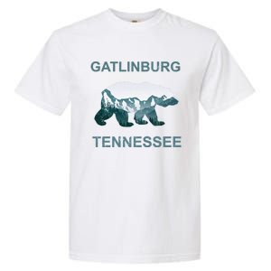 Gatlinburg Tennessee Great Smoky Mountains Bear Gift Garment-Dyed Heavyweight T-Shirt