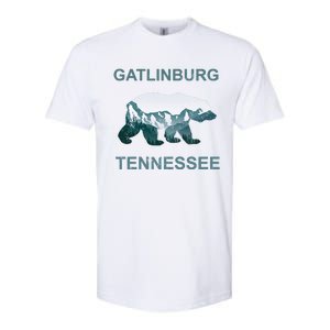 Gatlinburg Tennessee Great Smoky Mountains Bear Gift Softstyle CVC T-Shirt