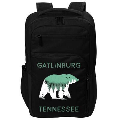 Gatlinburg Tennessee Great Smoky Mountains Bear Gift Impact Tech Backpack