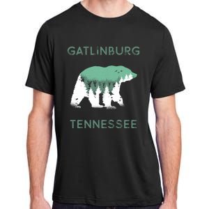 Gatlinburg Tennessee Great Smoky Mountains Bear Gift Adult ChromaSoft Performance T-Shirt