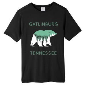 Gatlinburg Tennessee Great Smoky Mountains Bear Gift Tall Fusion ChromaSoft Performance T-Shirt