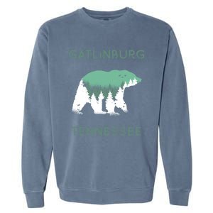 Gatlinburg Tennessee Great Smoky Mountains Bear Gift Garment-Dyed Sweatshirt