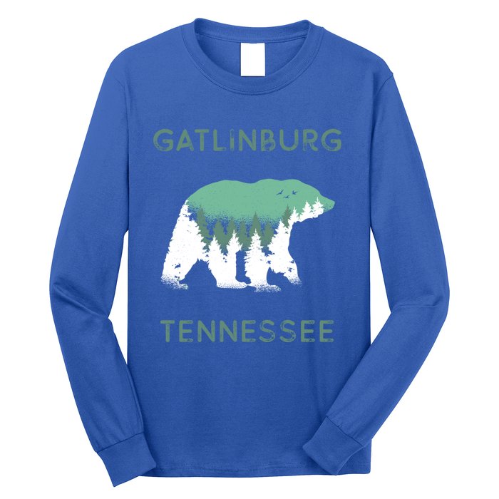 Gatlinburg Tennessee Great Smoky Mountains Bear Gift Long Sleeve Shirt