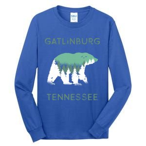 Gatlinburg Tennessee Great Smoky Mountains Bear Gift Tall Long Sleeve T-Shirt