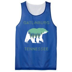 Gatlinburg Tennessee Great Smoky Mountains Bear Gift Mesh Reversible Basketball Jersey Tank