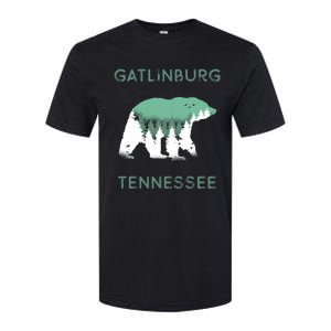 Gatlinburg Tennessee Great Smoky Mountains Bear Gift Softstyle CVC T-Shirt