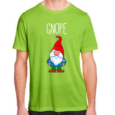 Gnope Tomte Garden Gnome Gift Funny Scandinavian Nope Meaningful Gift Adult ChromaSoft Performance T-Shirt