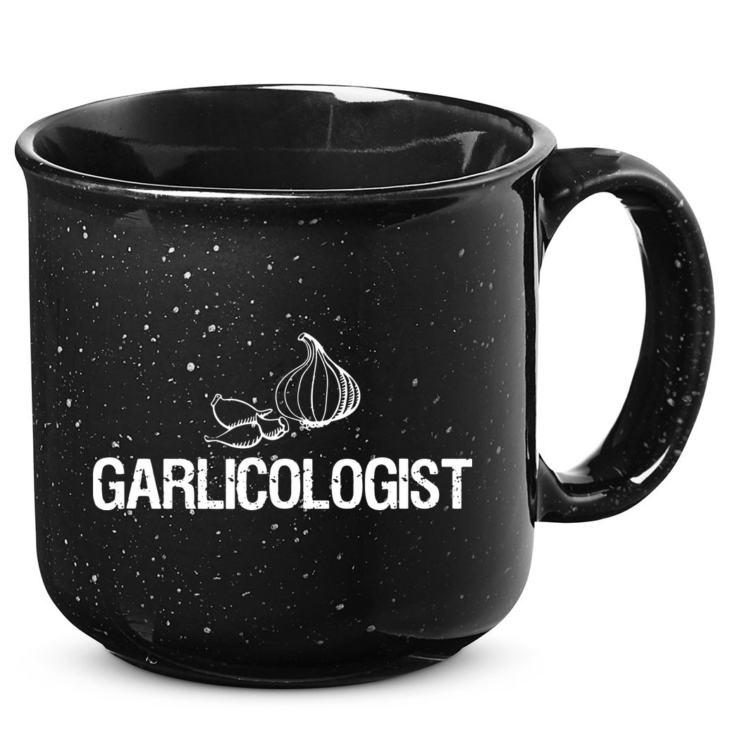Garlic T Garlicologist Funny Chef Garlic Bulb 15oz Campfire Ceramic Mug