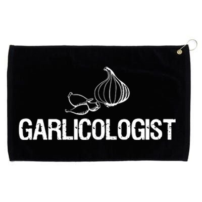 Garlic T Garlicologist Funny Chef Garlic Bulb Grommeted Golf Towel