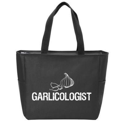 Garlic T Garlicologist Funny Chef Garlic Bulb Zip Tote Bag