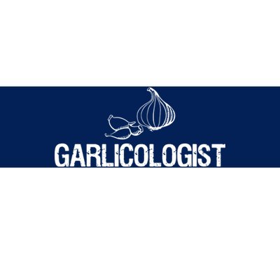 Garlic T Garlicologist Funny Chef Garlic Bulb Bumper Sticker