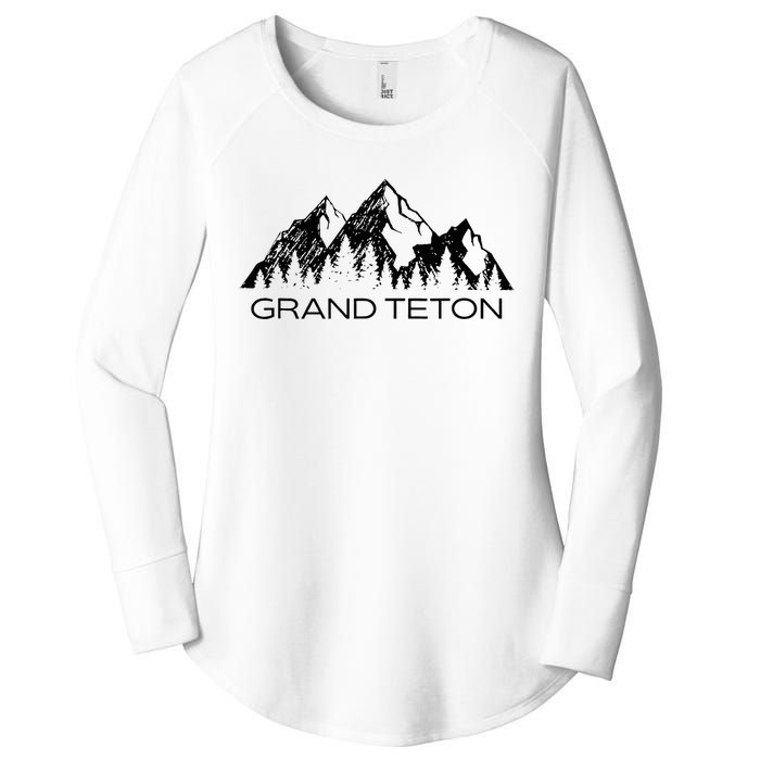 Grand Teton Grand Teton National Park Wyoming Women's Perfect Tri Tunic Long Sleeve Shirt