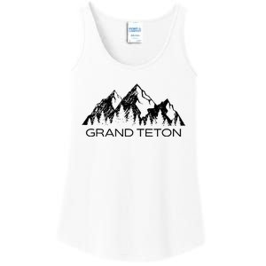 Grand Teton Grand Teton National Park Wyoming Ladies Essential Tank