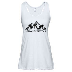 Grand Teton Grand Teton National Park Wyoming Ladies Essential Flowy Tank