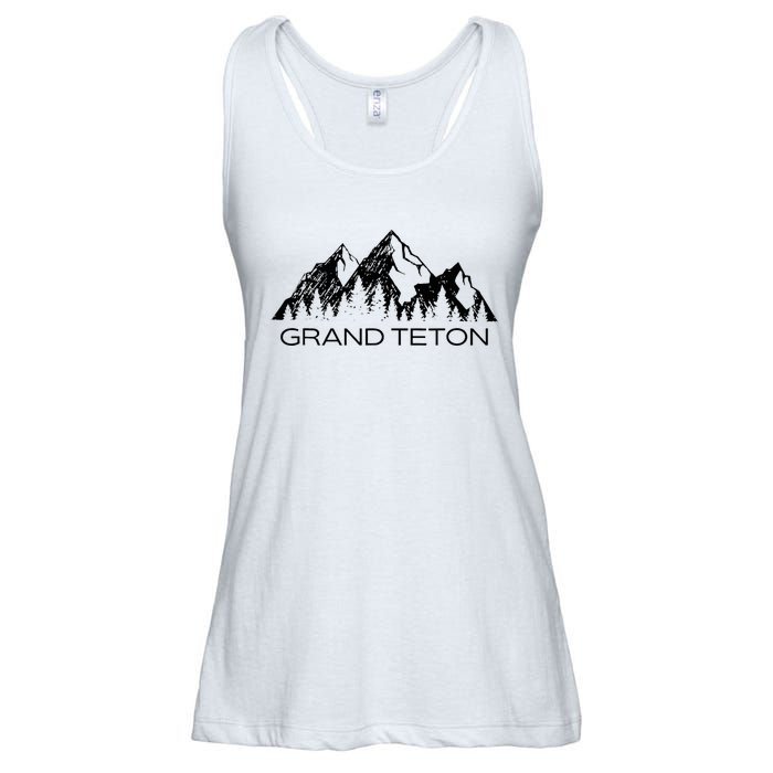 Grand Teton Grand Teton National Park Wyoming Ladies Essential Flowy Tank