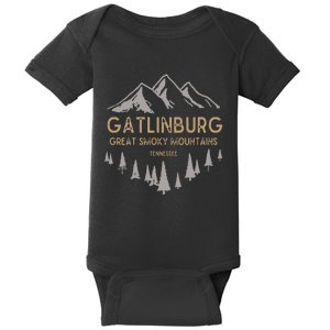 Gatlinburg Tennessee Great Smoky Mountains Souvenir Baby Bodysuit