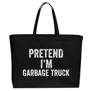 Garbage Truck Halloween Costume Pretend I'm Garbage Truck Cotton Canvas Jumbo Tote