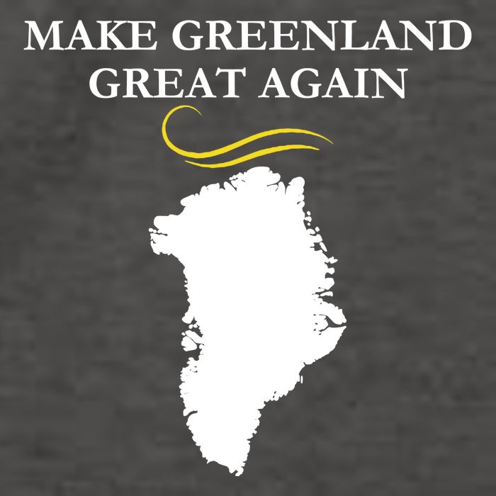 Greenland Trump Hair Make Greenland Great Again Vector Backpack
