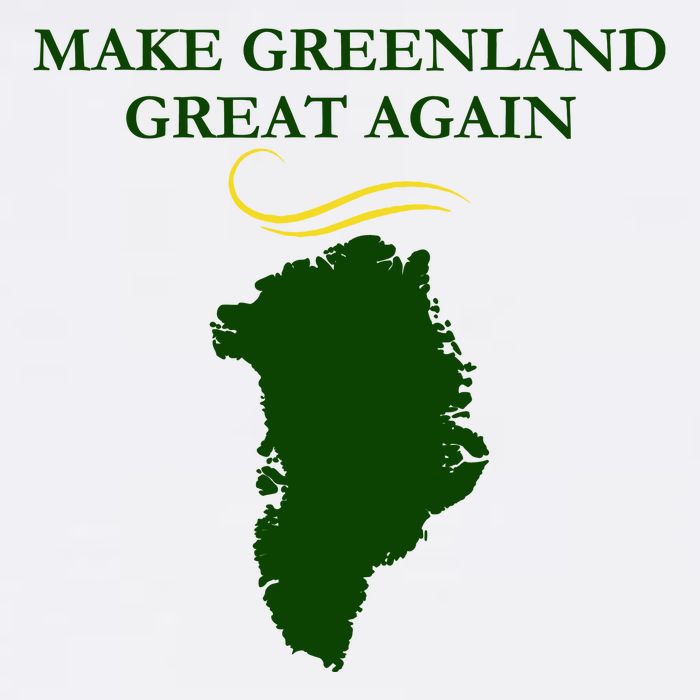 Greenland Trump Hair Make Greenland Great Again Button