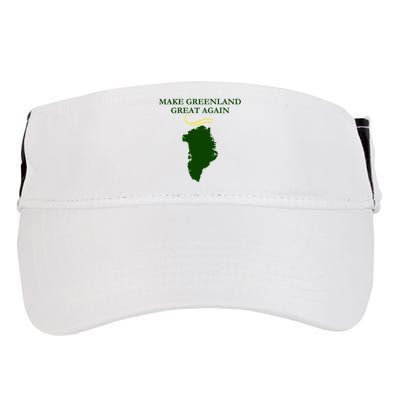 Greenland Trump Hair Make Greenland Great Again Adult Drive Performance Visor