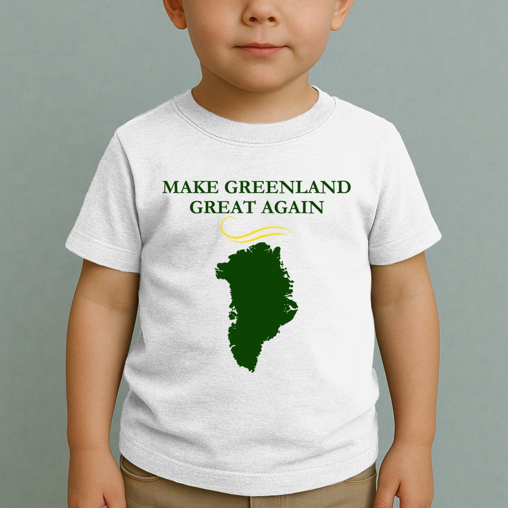 Greenland Trump Hair Make Greenland Great Again Toddler T-Shirt