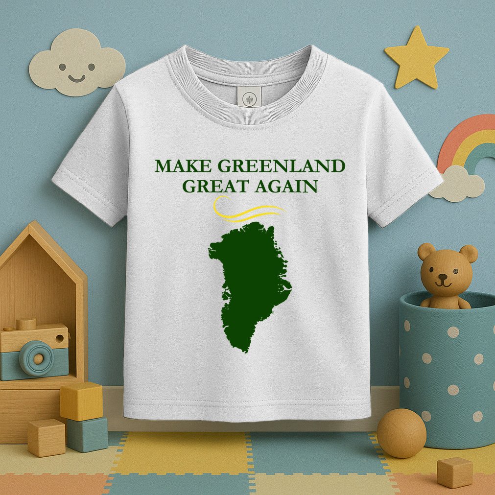 Greenland Trump Hair Make Greenland Great Again Toddler T-Shirt