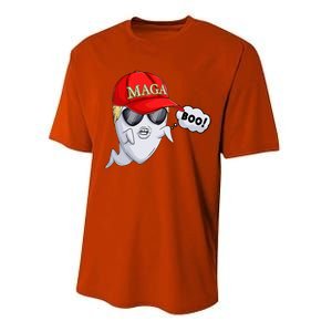 Ghost Trump Halloween Costume Maga Donald Trump Boo Performance Sprint T-Shirt