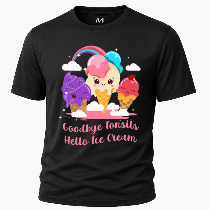 Goodbye Tonsils Hello Ice Cream Tonsillectomy Surgery Performance Shirt